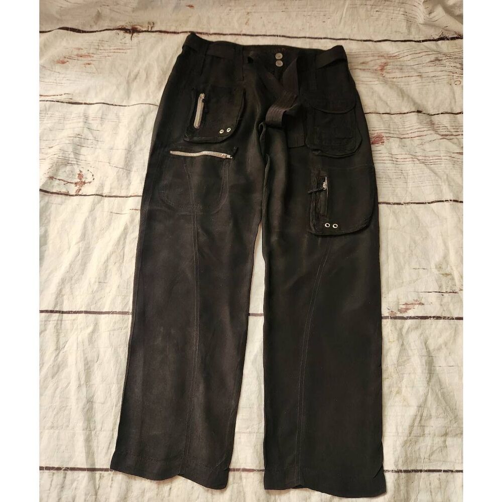 Y2K Johnny Was Pete & Greta Marika Cargo Pants Size 8